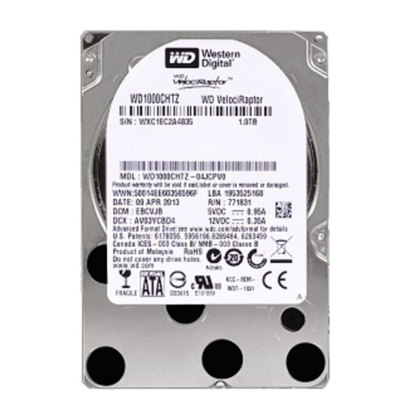 WD1000CHTZ-04JCPV0 Western Digital VelociRaptor 1TB 10000RPM SATA 6Gb/s 7-Pin 64MB Cache 2.5-inch Hard Drive
