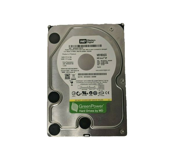 WD10EACS Western Digital Caviar GP 1TB 7200RPM SATA 3Gb/s 16MB Cache 3.5-inch Hard Drive
