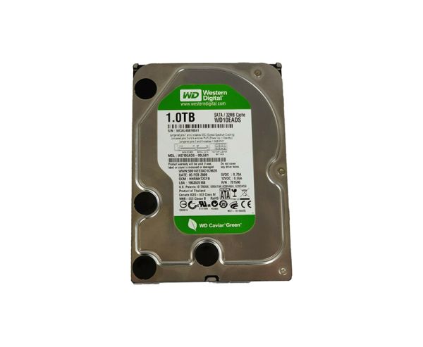 WD10EADS-00L5B1 Western Digital Caviar Green 1TB 5400RPM SATA 3Gb/s 32MB Cache 3.5-inch Hard Drive