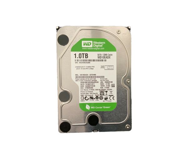 WD10EADX-22TDHB0 Western Digital Caviar Green 1TB 5400RPM SATA 6Gb/s 64MB Cache 3.5-inch Hard Drive