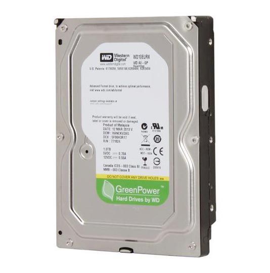 WD10EURX Western Digital AV-GP 1TB 5400RPM SATA 6Gb/s 64MB Cache 3.5-inch Hard Drive