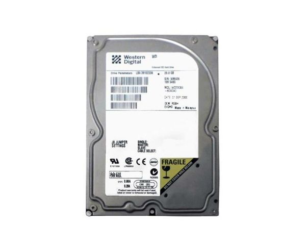 WD200BA-60AK Western Digital Expert 20GB 7200RPM ATA-66 2MB Cache 3.5-inch Hard Drive