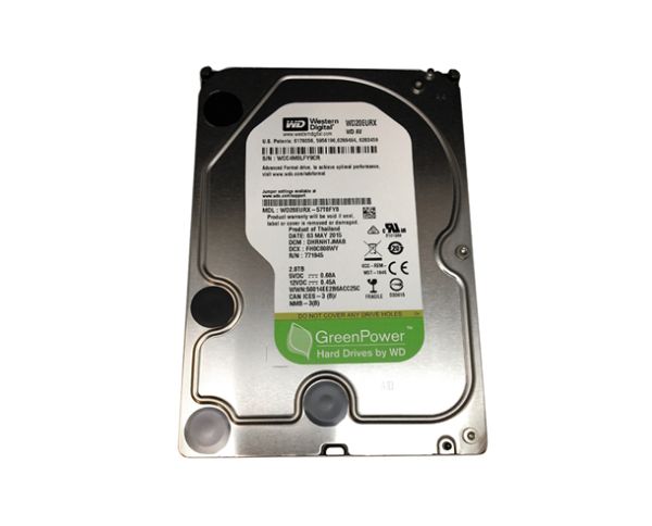 WD20EURX Western Digital AV-GP 2TB 5400RPM SATA 6Gb/s 64MB Cache 3.5-inch Hard Drive