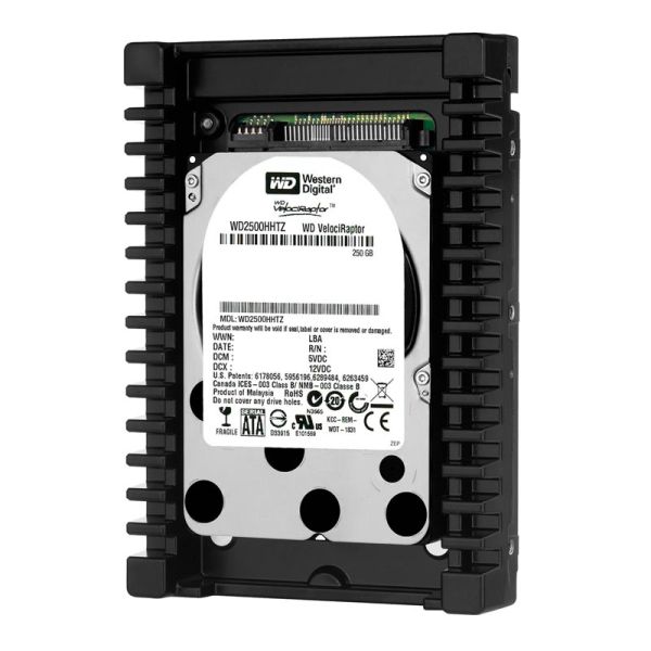 WD2500HHTZ Western Digital VelociRaptor 250GB 10000RPM SATA 6Gb/s 64MB Cache 3.5-inch Hard Drive