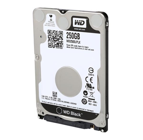 WD2500LPLX Western Digital Black 250GB 7200RPM SATA 6Gb/s 32MB Cache 2.5-inch Hard Drive