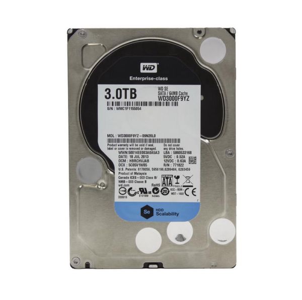 WD3000F9YZ Western Digital Se 3TB SATA 6Gb/s 64MB Cache 3.5-inch Hard Drive