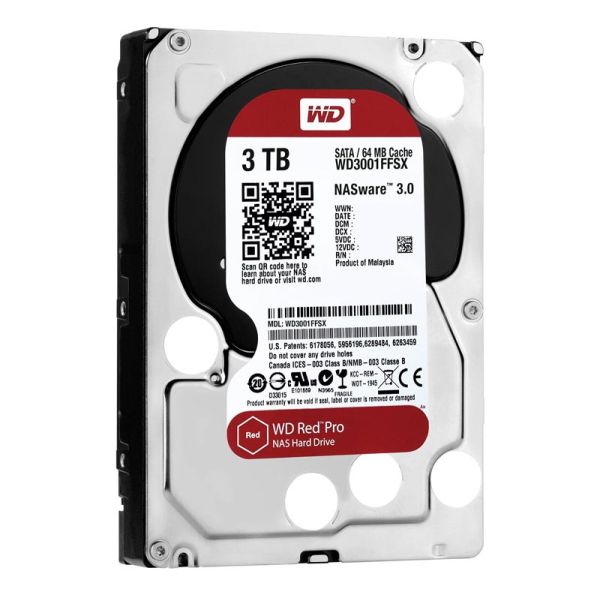 WD3001FFSX Western Digital Red Pro 3TB 7200RPM SATA 6Gb/s 64MB Cache 3.5-inch Hard Drive