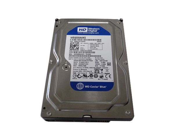 WD3200AAKS Western Digital Caviar Blue 320GB 7200RPM SATA 3Gb/s 16MB Cache 3.5-inch Hard Drive