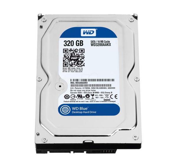 WD3200AAKX Western Digital Caviar Blue 320GB 7200RPM SATA 6Gb/s 16MB Cache 3.5-inch Hard Drive