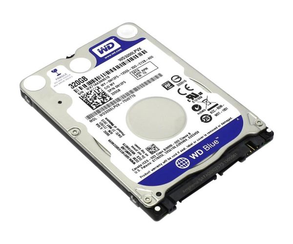 WD3200LPVX Western Digital Blue 320GB 5400RPM SATA 6Gb/s 8MB Cache 2.5-inch Hard Drive