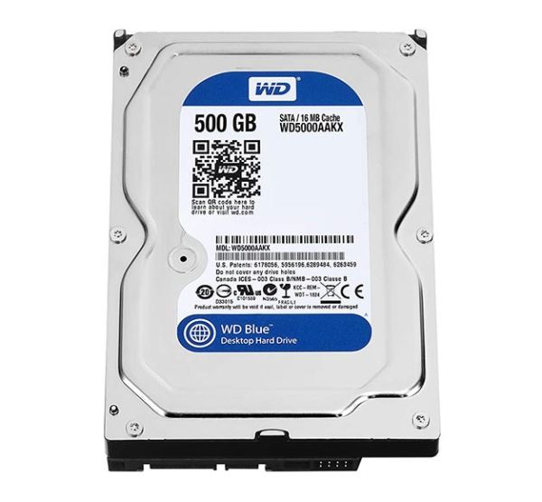 WD5000AAKX Western Digital Caviar Blue 500GB 7200RPM SATA 6Gb/s 16MB Cache 3.5-inch Hard Drive