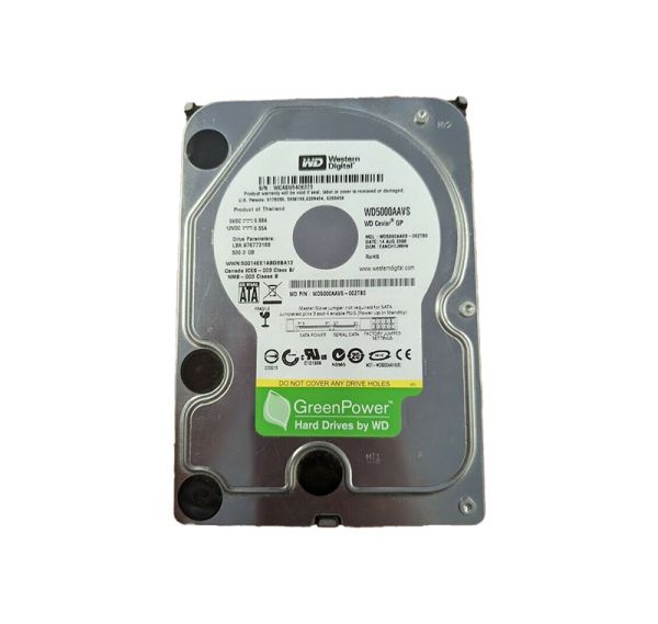 WD5000AAVS Western Digital Caviar GP 500GB 7200RPM SATA 3Gb/s 8MB Cache 3.5-inch Hard Drive