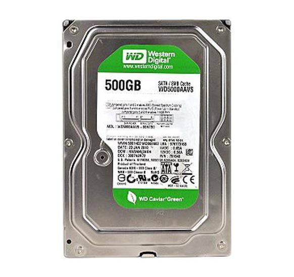 WD5000AVVS Western Digital AV-GP 500GB 7200RPM SATA 3Gb/s 7-Pin 8MB Cache 3.5-inch Hard Drive