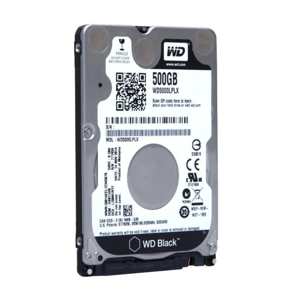 WD5000LPLX Western Digital Black 500GB 7200RPM SATA 6Gb/s 32MB Cache 2.5-inch Hard Drive