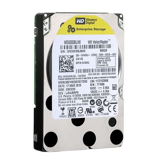 WD6000BLHX Western Digital VelociRaptor 600GB 10000RPM SATA 6Gb/s 32MB Cache 2.5-inch Hard Drive