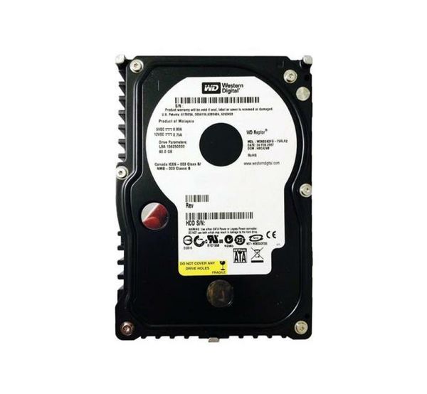 WD740GD-00FLX0 Western Digital Raptor 74GB 10000RPM SATA 1.5Gb/s 8MB Cache 3.5-inch Hard Drive