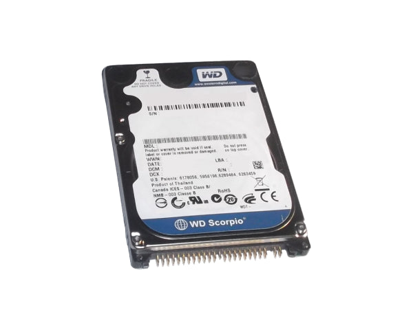 WD800VE-11KWT0 Western Digital Scorpio 80GB 5400RPM ATA-100 2MB Cache 2.5-inch Hard Drive