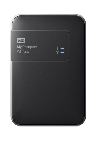WDBDAF0020BBK-NESN Western Digital My Passport Wireless 2TB USB 3.0 Wi-Fi 2.5-inch External Hard Drive