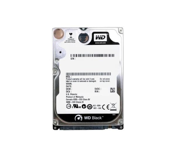 WDBLHJ7500ANC Western Digital Black 750GB 7200RPM SATA 6Gb/s 16MB Cache 2.5-inch Hard Drive