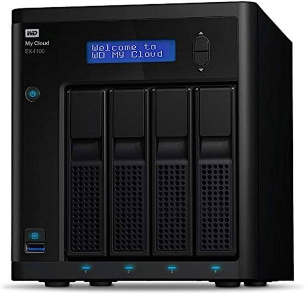 WDBWZE0400KBK-NESN WD My Cloud Expert Series 40TB EX4100 4-Bay NAS Server
