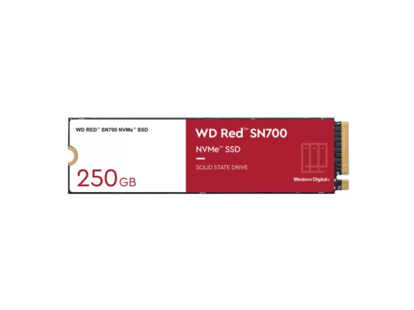 WDS250G1R0C Western Digital Red SN700 Series 250GB PCI Express NVMe 3.0 x4 M.2 2280 Solid State Drive
