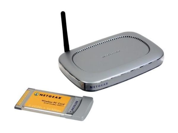 WGB511 Netgear WGB511 4 x Ports 10/100Base-TX LAN + 1 x Port 10/100Base-TX WAN 54Mb/s IEEE 802.11b/g Wireless Router with PC Card Kit
