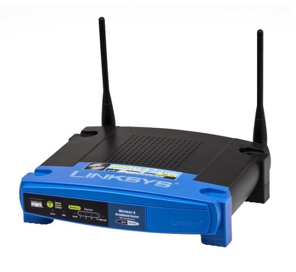 WRT54G Linksys Wireless-G 802.11b 11Mbps/802.11g 54Mbps Broadband Router