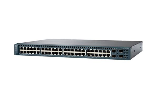 WS-C2360-48TD-S Cisco Catalyst 2360 RJ-45 48 x Ports 10/100/1000Base-T + 4 x SFP+ Layer 3 Managed Gigabit Ethernet Switch