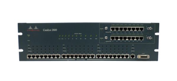 WS-C2802 Cisco Catalyst 2800 C2802 24 x RJ-45 Ports 10/100Base-TX + 2 x Expansion Slots Layer 2 Managed Rack-mountable Fast Ethernet Network Switch