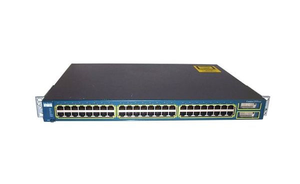WS-C2950G-48-EI-RF Cisco Catalyst 48 x Ports 10/100Base-SX + 2 x SFP Layer 2 Managed Stackable Fast Ethernet Switch