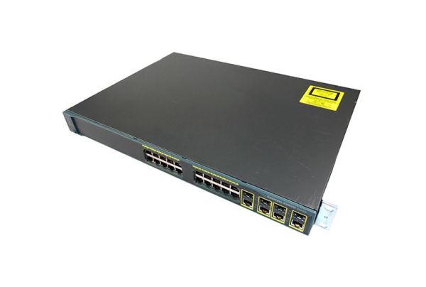 WS-C2960G-24TC-L Cisco Catalyst 2960-G Series 2960G-24T 20 x RJ-45 Ports 10/100/1000Base-T + 4 x Dual-Personality RJ-45/SFP Ports Layer 2 Managed Rack-mountable Gigabit Ethernet Network Switch