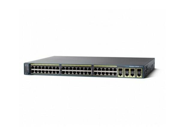 WS-C2960G-48TC-L Cisco Catalyst 2960-G Series 48 x Ports 10/100/1000Base-T + 4 x SFP Layer 2 Managed Gigabit Ethernet Network Switch