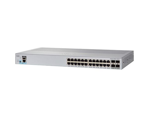 WS-C2960L-24TQ-LL Cisco Catalyst 2960-L 24 x Ports 10/100/1000Base-T + 4 x SFP Layer 4 Managed Gigabit Ethernet Network Switch