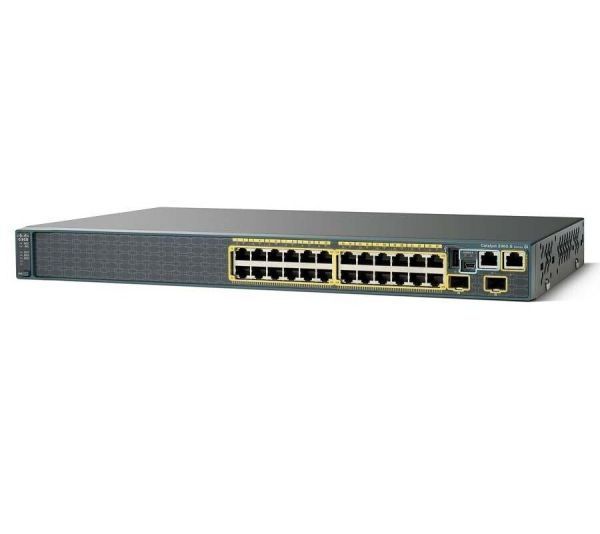 WS-C2960S-24PD-L Cisco Catalyst 2960-S Series 2960S-24PD 24 x RJ-45 Ports PoE+ 10/100/1000Base-T + 2 x SFP+ Ports Layer 3 Managed 1U Rack-mountable Gigabit Ethernet Network Switch