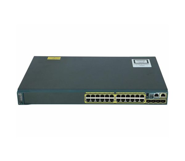 WS-C2960S-24TS-L Cisco Catalyst 2960-S 24 x Ports 10/100/1000Base-T + 2 x SFP Layer 2 Managed Gigabit Ethernet Network Switch
