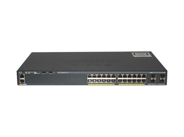 WS-C2960X-24PS-L Cisco Catalyst 2960-X Series PoE 24 x Ports 10/100/1000Base-T + 4 x Gigabit SFP Layer 2 Managed 1U Rack-Mountable Gigabit Ethernet Network Switch