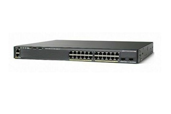 WS-C2960XR-24PD-I Cisco Catalyst 2960-XR Series PoE+ 24 x Ports 10/100/1000Base-T + 4 x SFP Layer 3 Gigabit Ethernet Network Switch