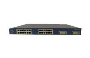 WS-C3550-24-SMI Cisco Catalyst 3550 Series 3550-24 24 x RJ-45 Ports 10/100BaseT + 2 x SFP mini-GBIC Ports Layer 4 Managed Rack-mountable Fast Ethernet Network Switch