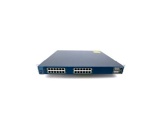 WS-C3550-24PWR-SMI-1 Cisco Catalyst 3550 Series 3550-24PWR 24 x RJ-45 Ports PoE+ 10/100BaseT + 2 x SFP mini-GBIC Ports Layer 4 Managed Rack-mountable Fast Ethernet Network Switch