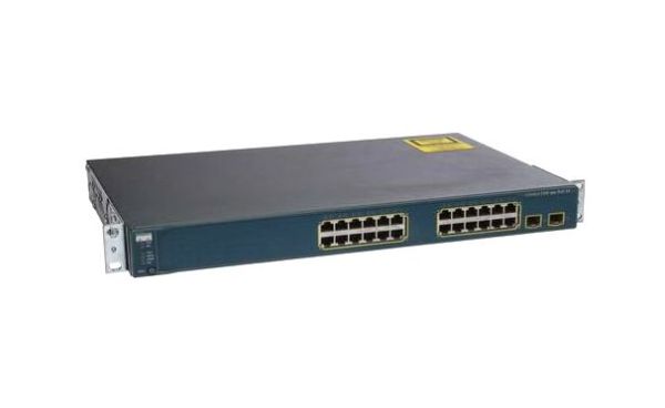 WS-C3560-24PS-S-RF Cisco Catalyst 3560 Series C3560-24P 24 x RJ-45 Ports PoE+ 10/100Base-TX + 2 x SFP Ports Layer 3 Managed Rack-mountable Fast Ethernet Network Switch