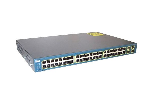WS-C3560-48PS-S-RF Cisco Catalyst 3560 PoE 48-Port x 10/100Base-T + 4 x SFP Layer 3 Managed Fast Ethernet Network Switch