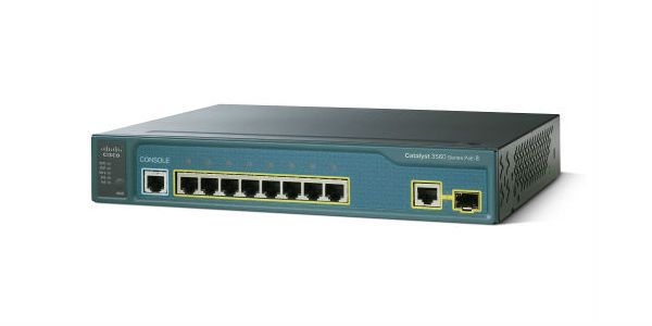 WS-C3560-8PC-S-RF Cisco Catalyst 3560 Series C3560-8P 8 x RJ-45 Ports PoE 10/100Base-TX + 1 x Dual-Personality SFP Ports Layer 3 Managed 1U Rack-mountable Fast Ethernet Network Switch