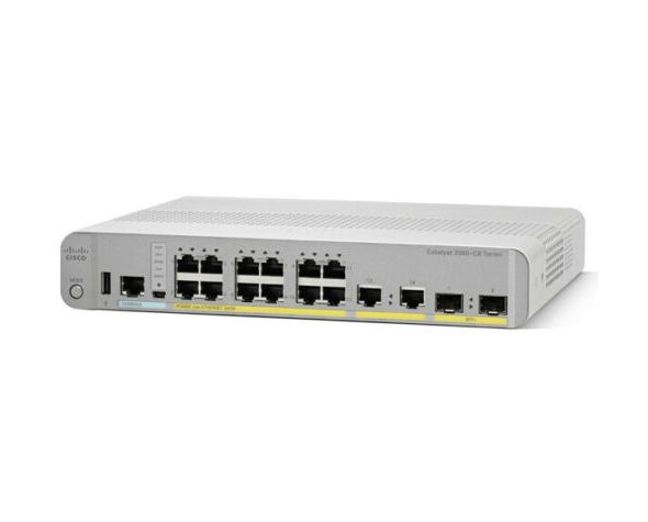 WS-C3560CX-12PD-S Cisco Catalyst 3560-CX Series PoE+ 12 x Ports 10/100/1000Base-T + 4 x SFP Layer 3 Managed Rack-Mountable Gigabit Ethernet Network Switch