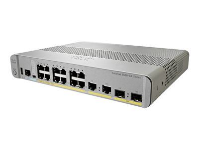 WS-C3560CX12PC-S Cisco Catalyst 3560-CX Series 3560CX-12PC 12 x PoE+ Ports 1000Base-T + 2 x SFP Ports + 2 x Copper SFP Ports Layer 3 Managed 1U Rack-mountable Gigabit Ethernet Network Switch