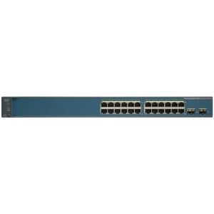 WS-C3560V224PSS-RF Cisco Catalyst 3560V2 Series C3560V2-24P 24 x RJ-45 Ports PoE 10/100Base-TX + 2 x SFP Ports Layer 3 Managed 1U Rack-mountable Fast Ethernet Network Switch