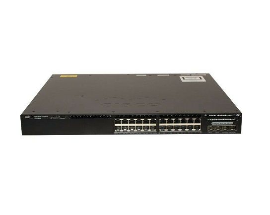 WS-C3650-24TD-L Cisco Catalyst 3650 24 x Ports 10/100/1000Base-T + 4 x SFP Layer 3 Managed Stackable 1U Rack-Mountable Gigabit Ethernet Network Switch