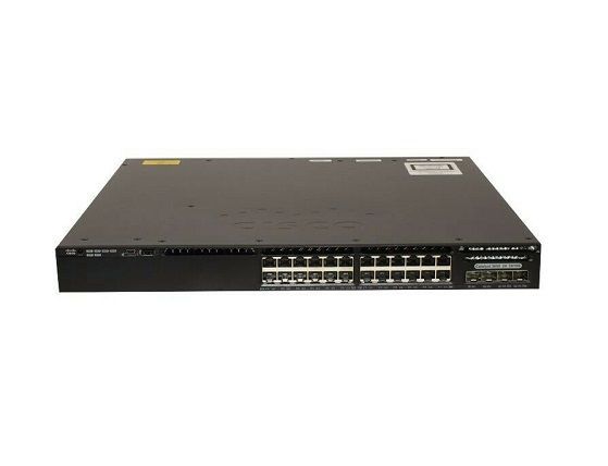 WS-C3650-24TD-S Cisco Catalyst 3650 Series 3650-24TD 24 x RJ-45 ports 10/100/1000Base-T + 2 x SFP+ Ports Layer 3 Managed Rack-mountable Gigabit Ethernet Network Switch