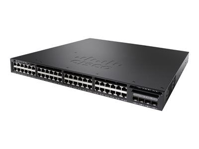 WS-C3650-48PD-S-RF Cisco Catalyst 3650 Series C3650-48P 48 x RJ-45 Ports PoE+ 10/100/1000Base-T + 4 x SFP Uplinks Ports Layer 3 Managed Rack-mountable Gigabit Ethernet Network Switch
