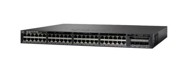 WS-C3650-48PWQ-S Cisco Catalyst 3650 Series C3650-48P 48 x RJ-45 Ports PoE+ 10/100/1000Base-T + 4 x SFP Uplinks Ports Layer 3 Managed Rack-mountable Gigabit Ethernet Network Switch