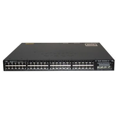 WS-C3650-48TD-L Cisco Catalyst 3650 Series 3650-48TD 48 x RJ-45 Ports 10/100/1000Base-T + 2 x SFP+ Uplinks Ports Layer 3 Managed Rack-mountable Gigabit Ethernet Network Switch